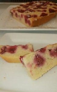 Semolina Raspberry Cake